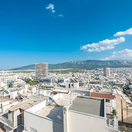 City Lights Panoramic View 5' From Metro Athens